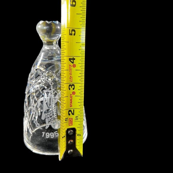 Vtg Waterford Crystal Bell 1995 12 Days Christmas Twelve Drummers Drumming BOX - Picture 11 of 11